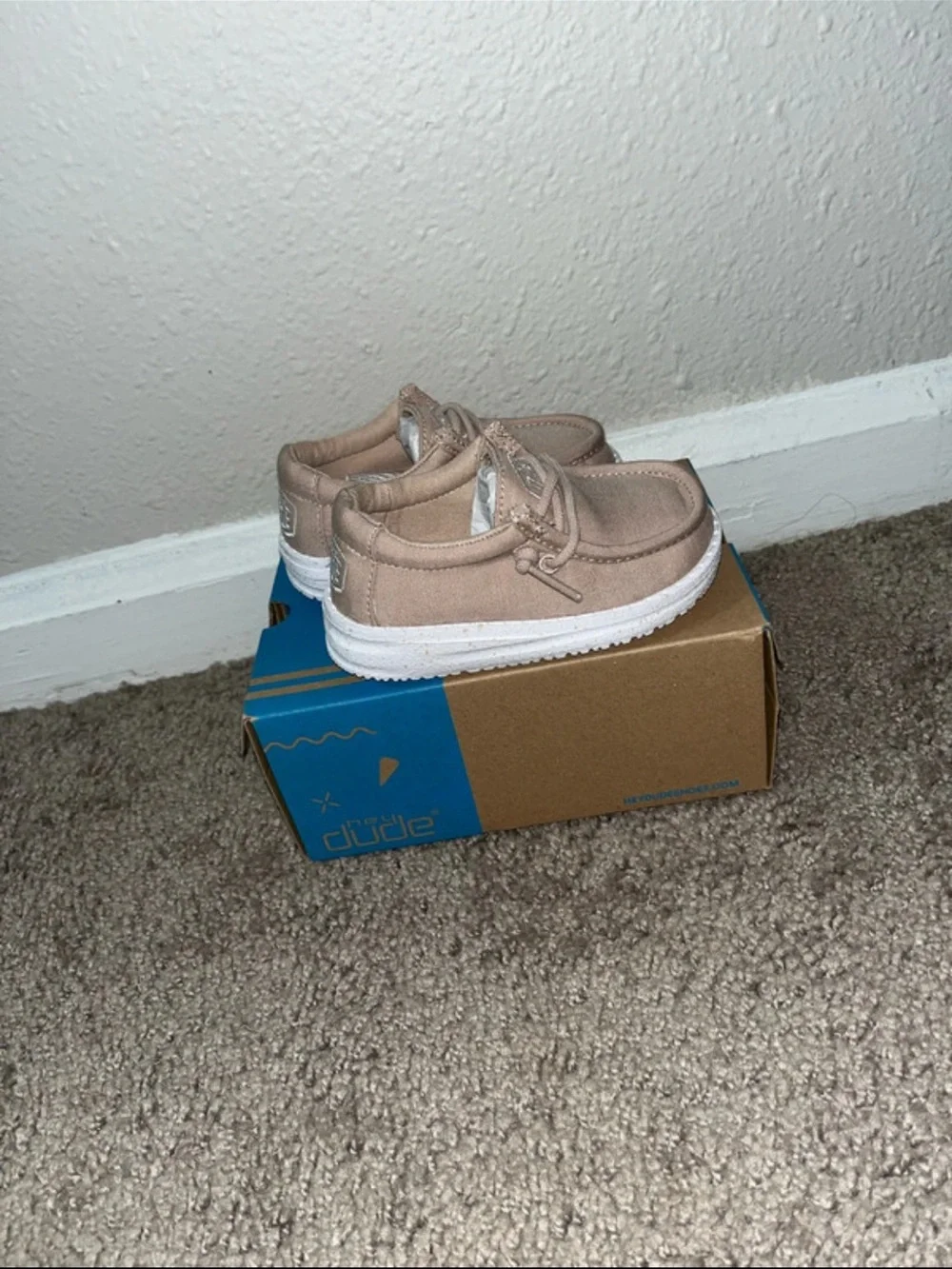 Hey Dude Toddler Slip-On Shoes - Tan